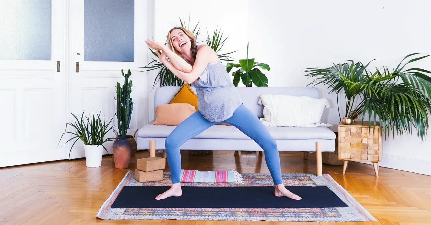 Jess Rose introducing the Wuum Prenatal Yoga Program